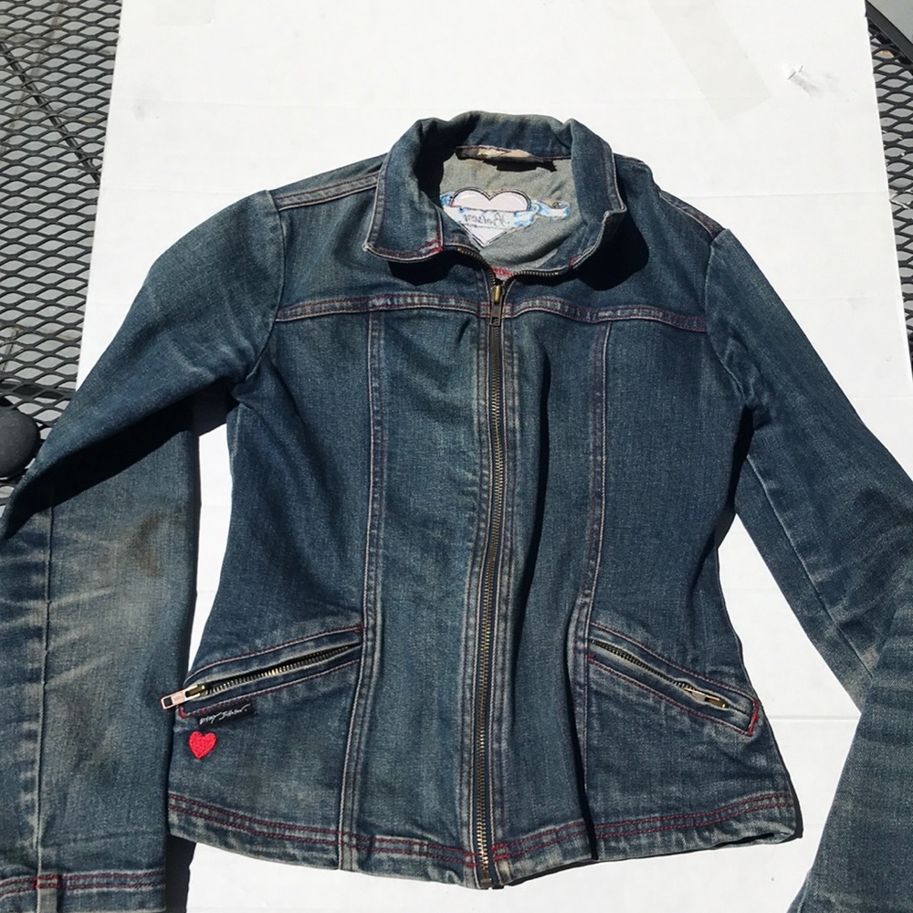 Betsey Johnson Petite jean jacket